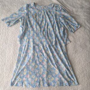 Vintage Floral Pastel Dress